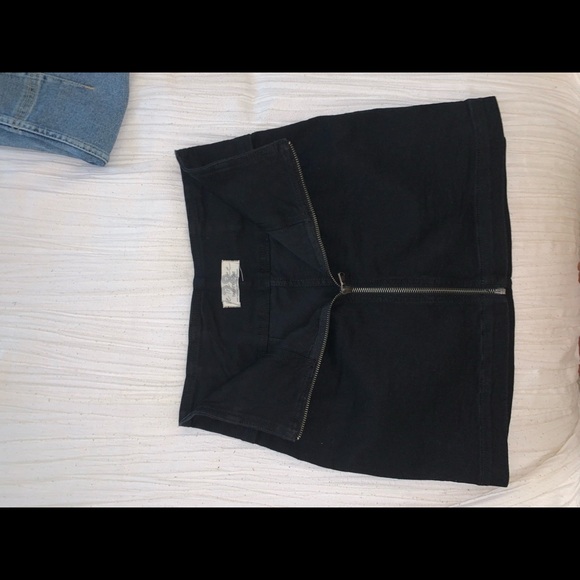 Black Denim Skirt from Free People - Picture 3 of 3